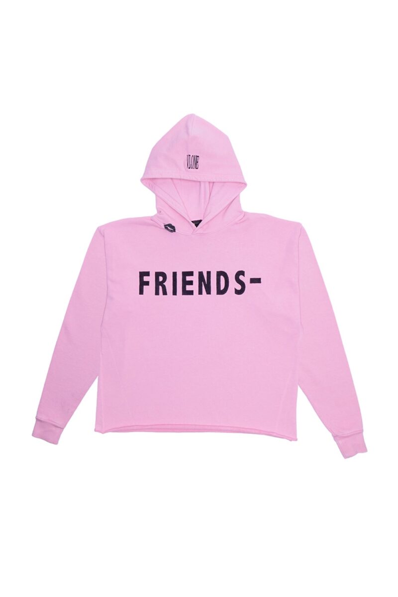 Vlone Black Lipstick Friends Embroidered Hoodie