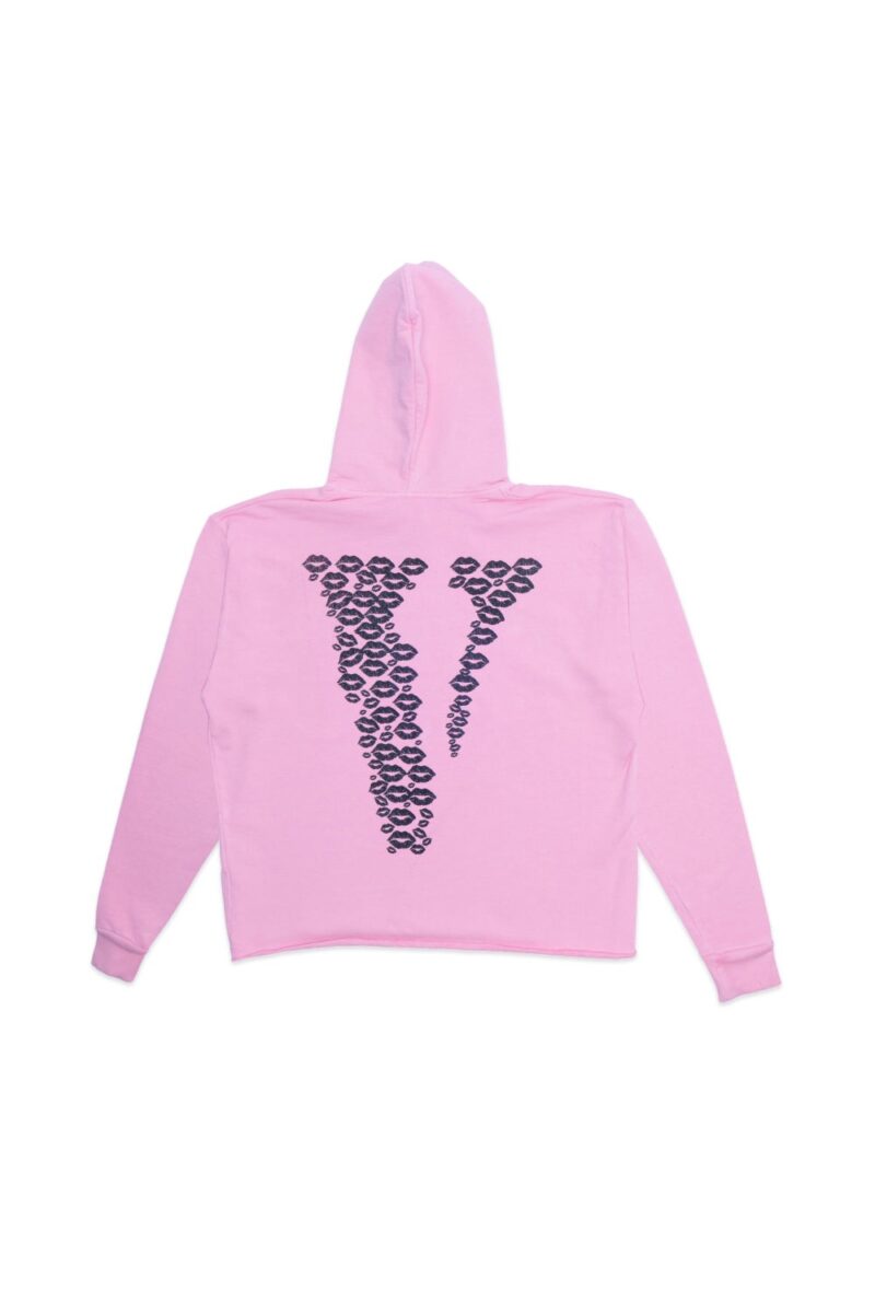 Vlone Black Lipstick Friends Embroidered Hoodie - Image 2